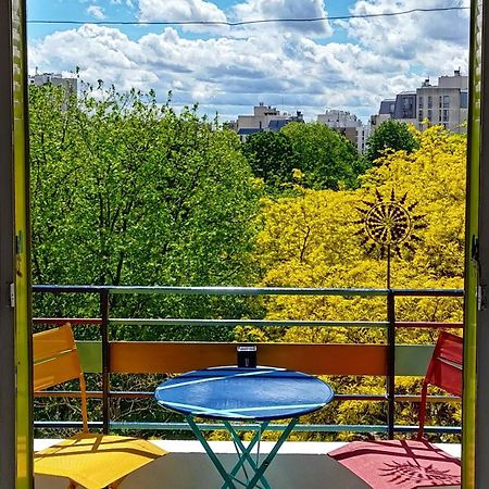 Canopee, Paisible, Chaleureux, Lumineux, Balcon Paříž Exteriér fotografie