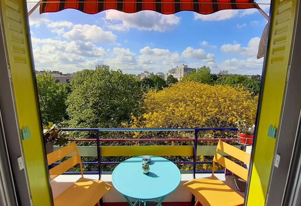 Canopee, Paisible, Chaleureux, Lumineux, Balcon Paříž Exteriér fotografie