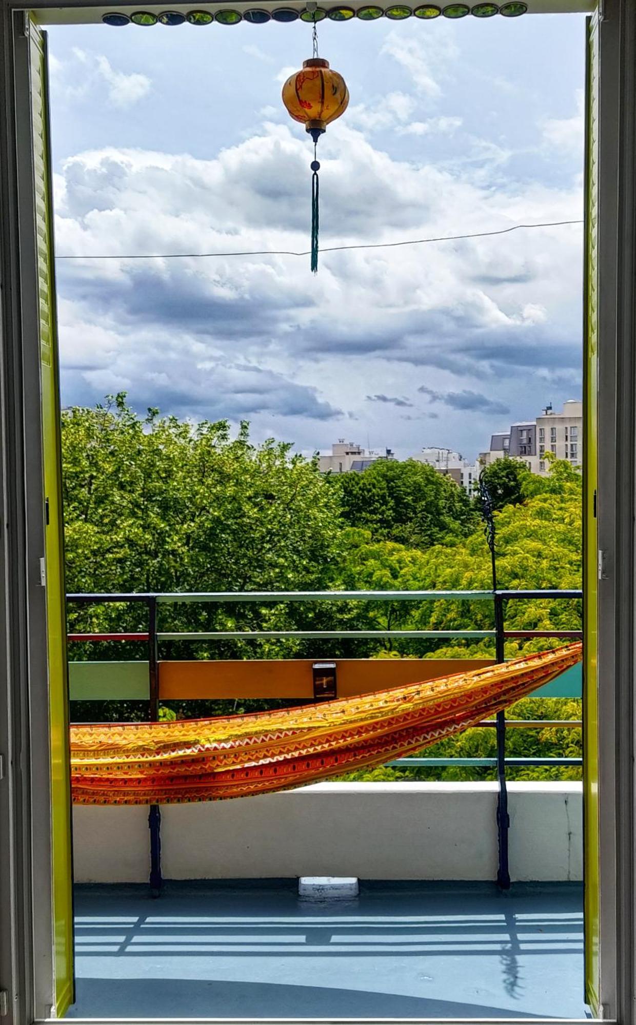 Canopee, Paisible, Chaleureux, Lumineux, Balcon Paříž Exteriér fotografie